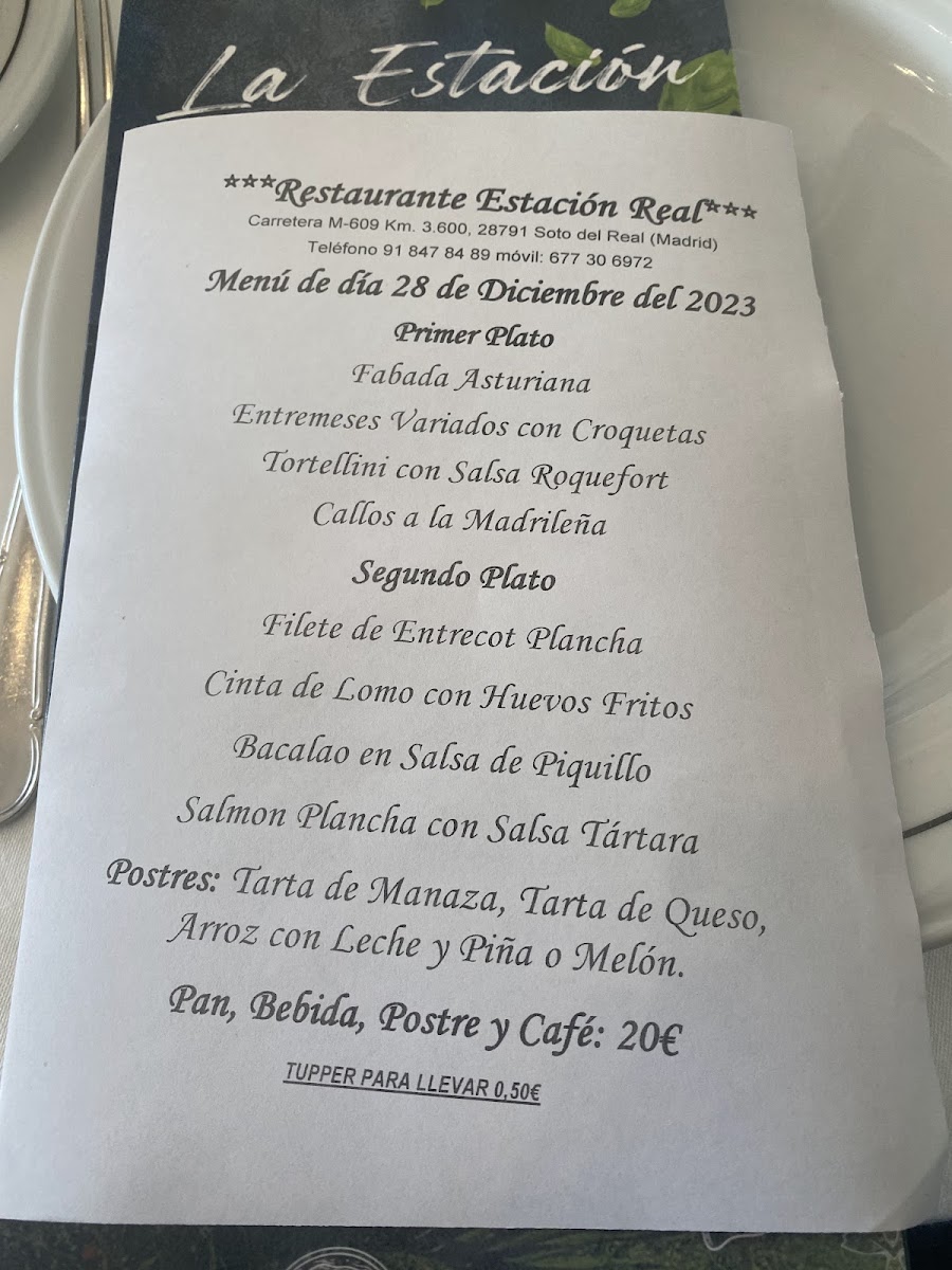 Menu La Estación Real Restaurante-2